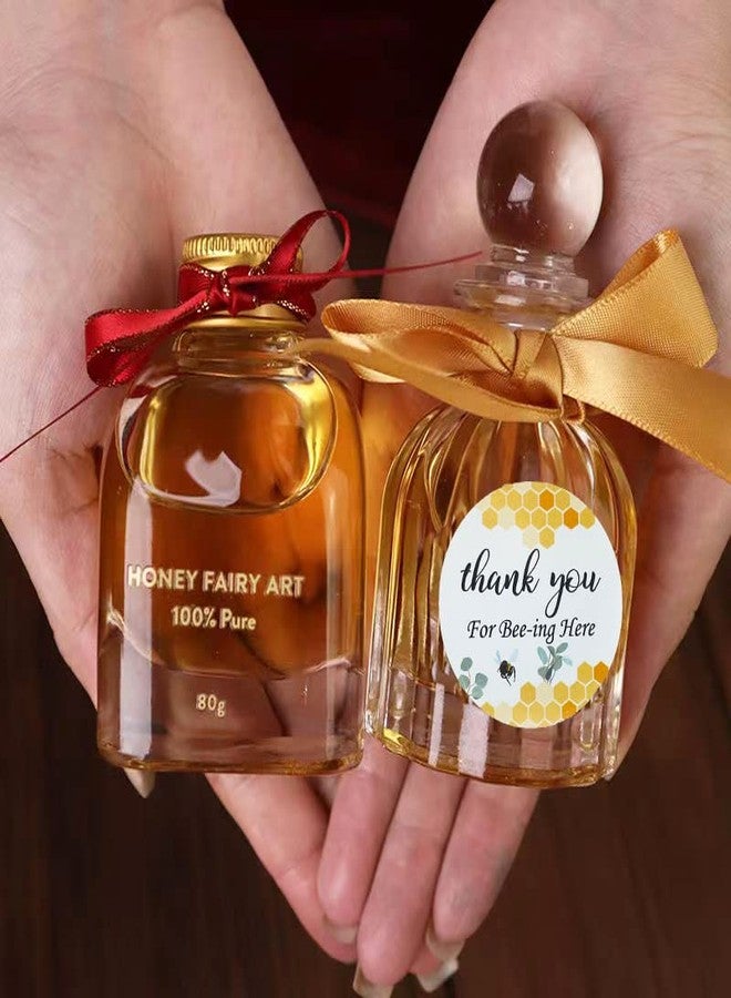 Suartus Bee Thank You Stickers, 500 Pieces Bumble Bee Stickers Birthday Party Stickers Baby Shower Favors for Jars Bottle Round Bee Honey Sticker Baby Bee Theme Party Thanks Labels Decorations - Image 4
